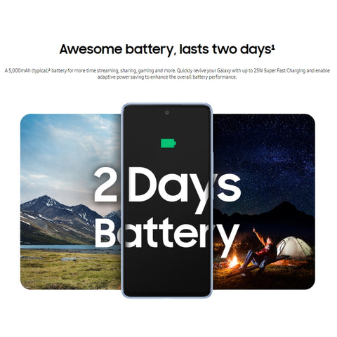 Samsung Galaxy A53 large battery capacity Smartphone