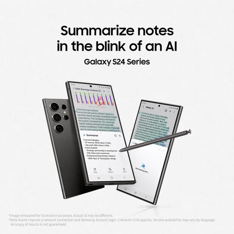 Samsung Galaxy S24 Ultra 5g Summarizing Notes