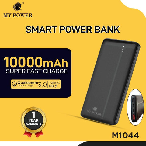 My Power M1044 Power Bank 10000mah fast Charging