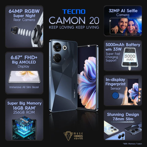 Tecno Camon 20 4G Smartphone Price in Nepal