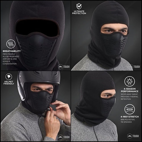 Perfect full face mask for travelling, skiing, Hiking, Fishing
