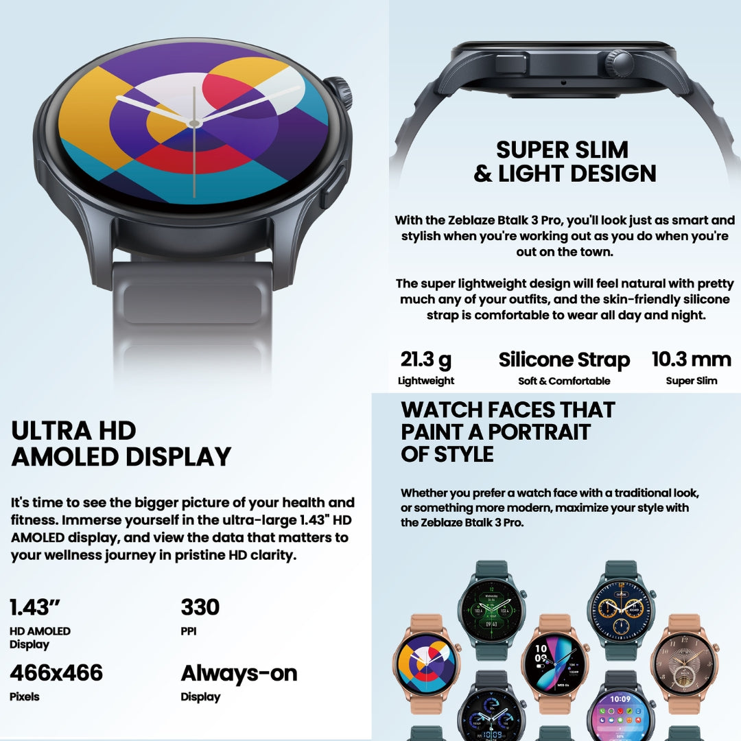 Zeblaze Btalk 3 pro smartwatch price in nepal