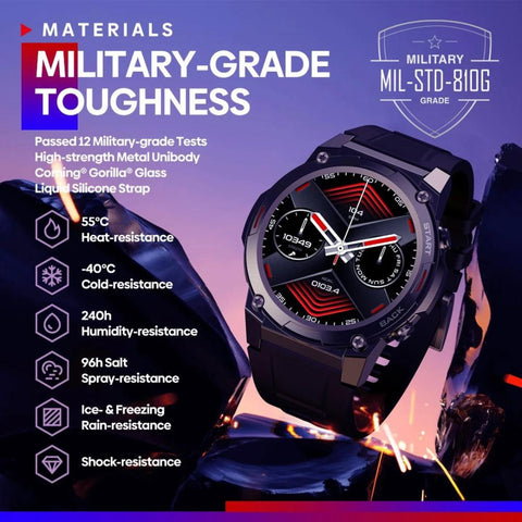 Military Tough Gradeness Smartwatch In Nepal