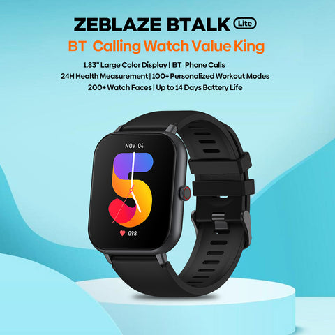 Zeblaze Btalk Lite Bluetooth Calling Smart watch 24H Health Monito