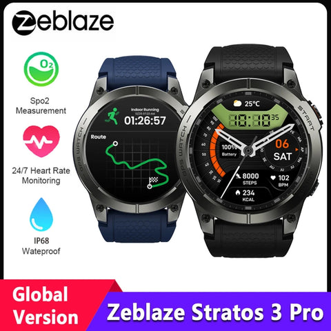 Zeblaze Stratos 3 Pro Smartwatch Feature image