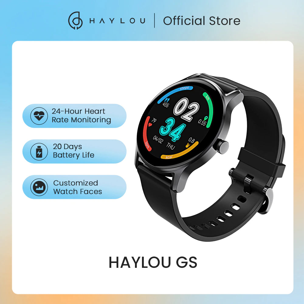 Smartwatch Xiaomi Haylou LS05S Negro - Insumos TEC