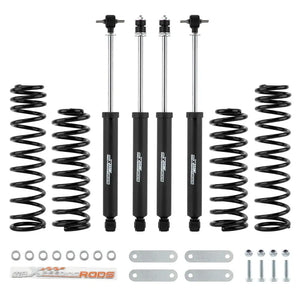 2.5 Lift Kit compatible for Jeep Wrangler JK Unlimited 4WD 2007-2018 2WD 2007-2020 - Dynamic Performance Tuning