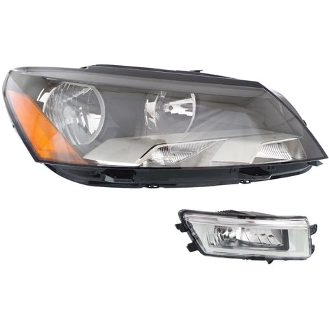 Headlight For 2012 2013 2014 2015 Volkswagen Passat Right With