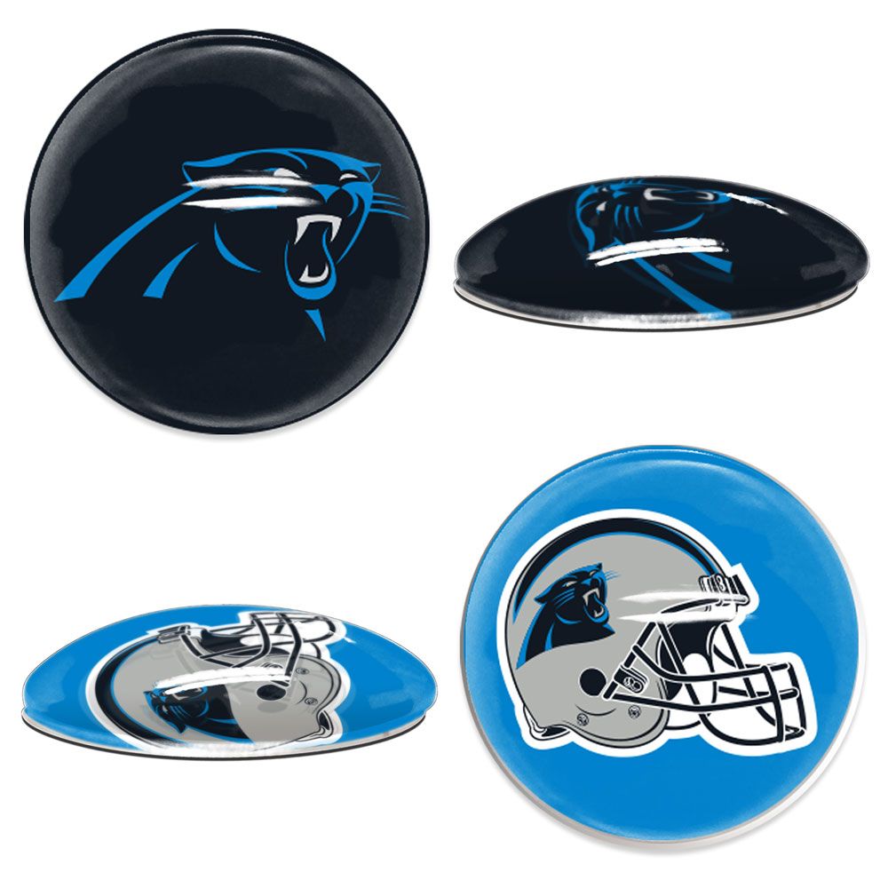 Carolina Panthers Sport Dotts 2-Pack Glass Magnets