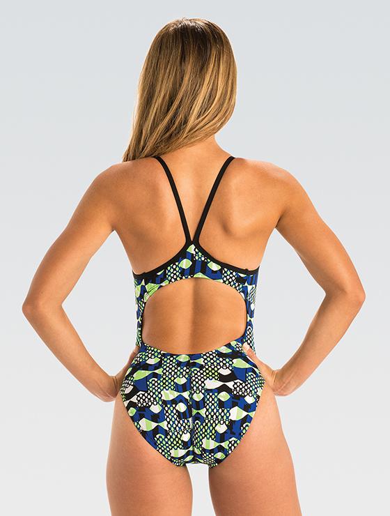 Dolfin Womens Reliance Veyron V-Back One Piece Swimsuit