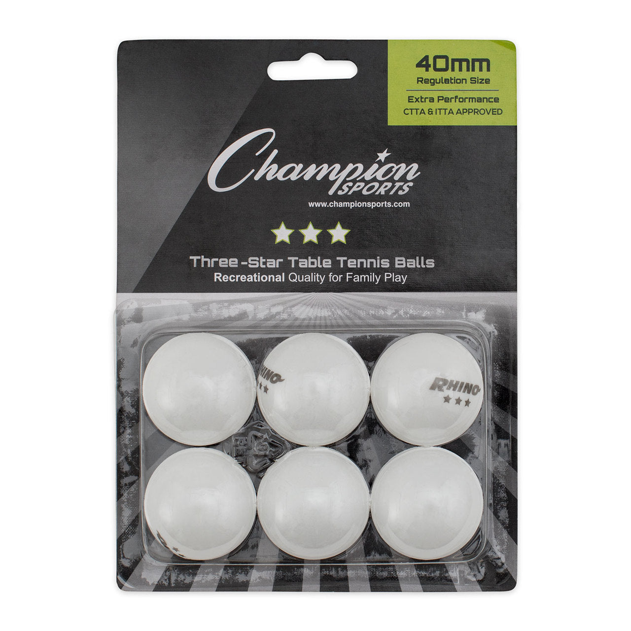 Champion 1 Star Ping Pong Balls