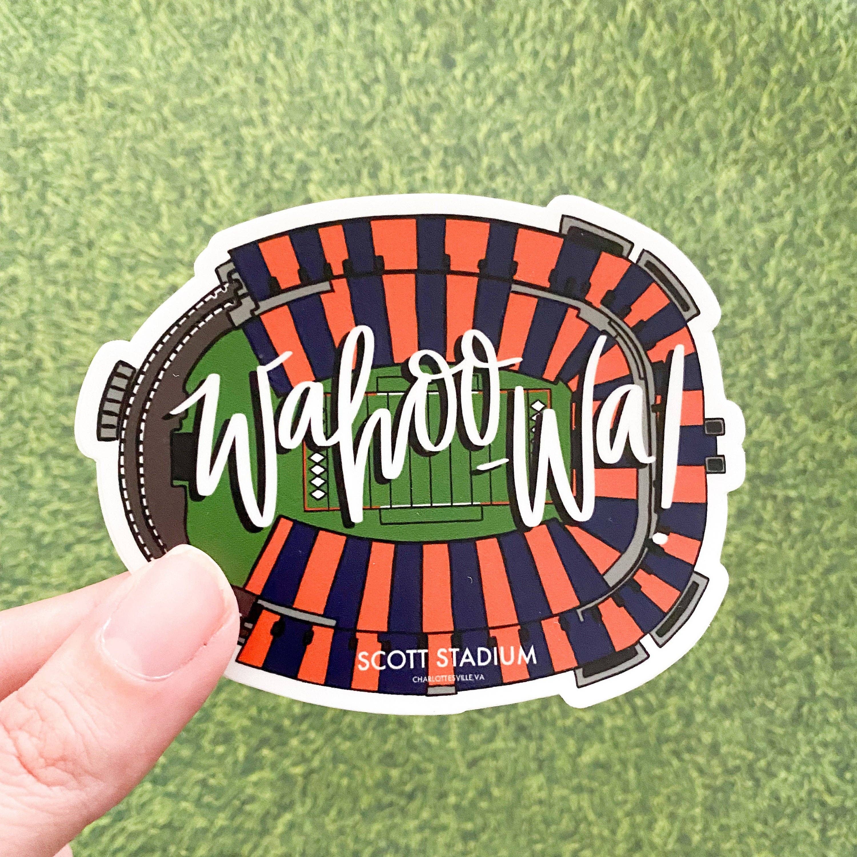 Virginia Cavaliers Stadium Sticker