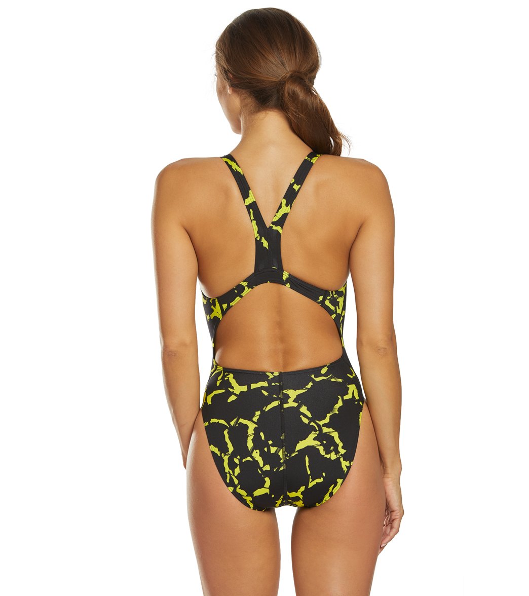 Speedo Womens Wrack It Up Super Pro One Piece Swimsuit