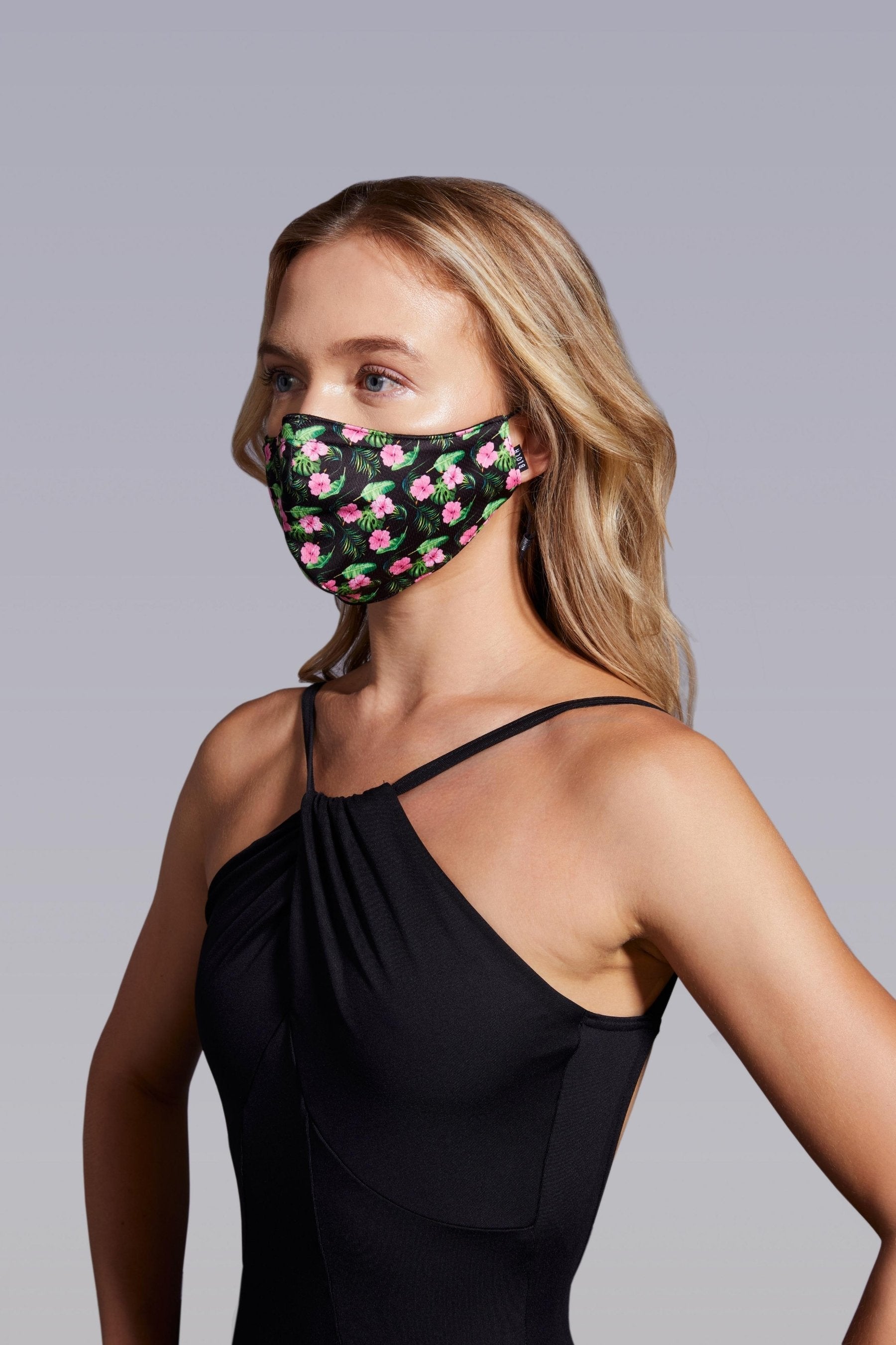 Bloch B-Safe Adult Lanyard Face Mask (Jungle Floral)