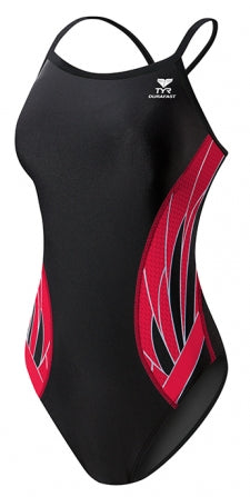 TYR Phoenix Splice Diamond Fit in Black/Red