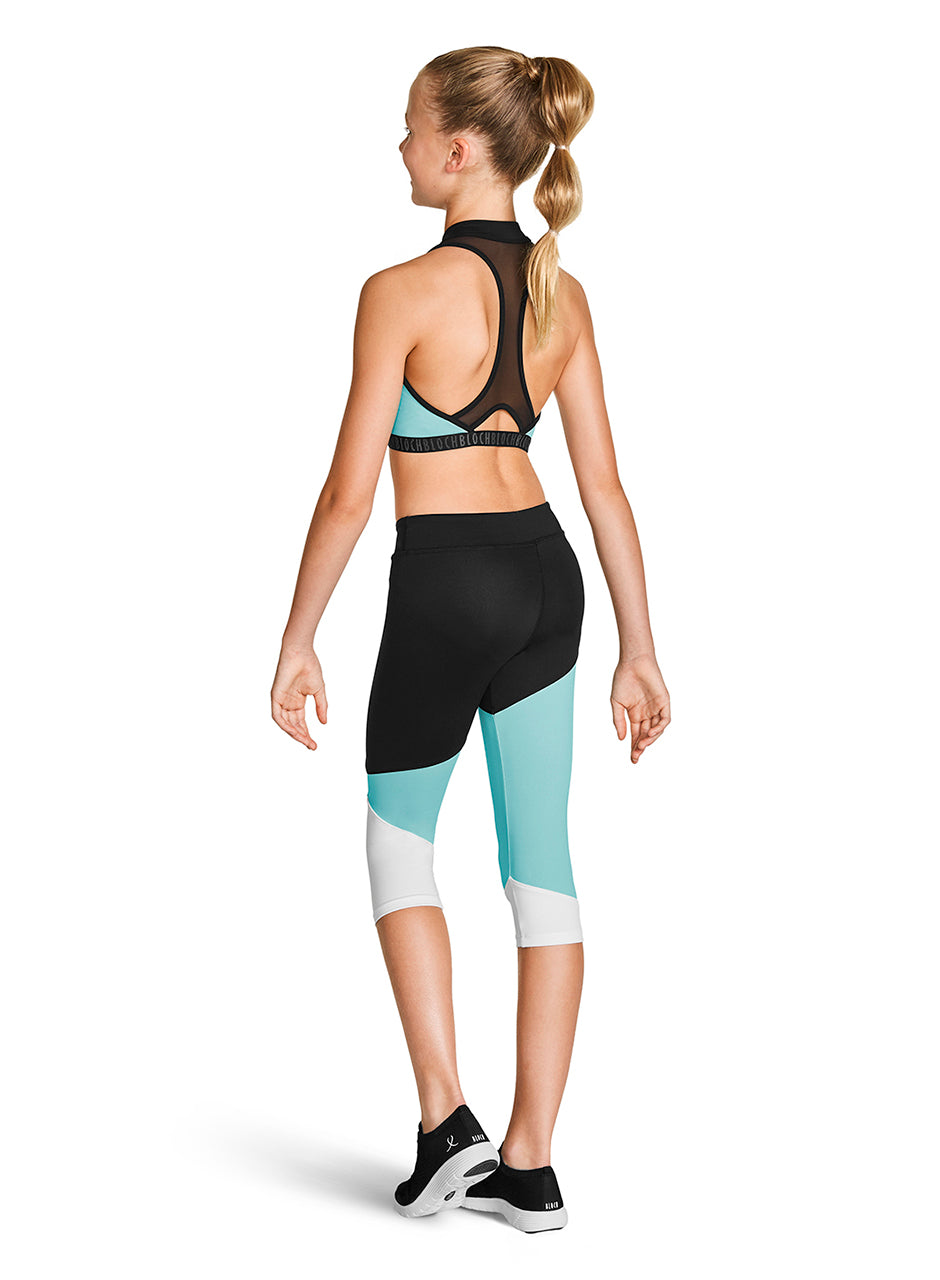 Bloch Color Panelled Capri Youth Leggings