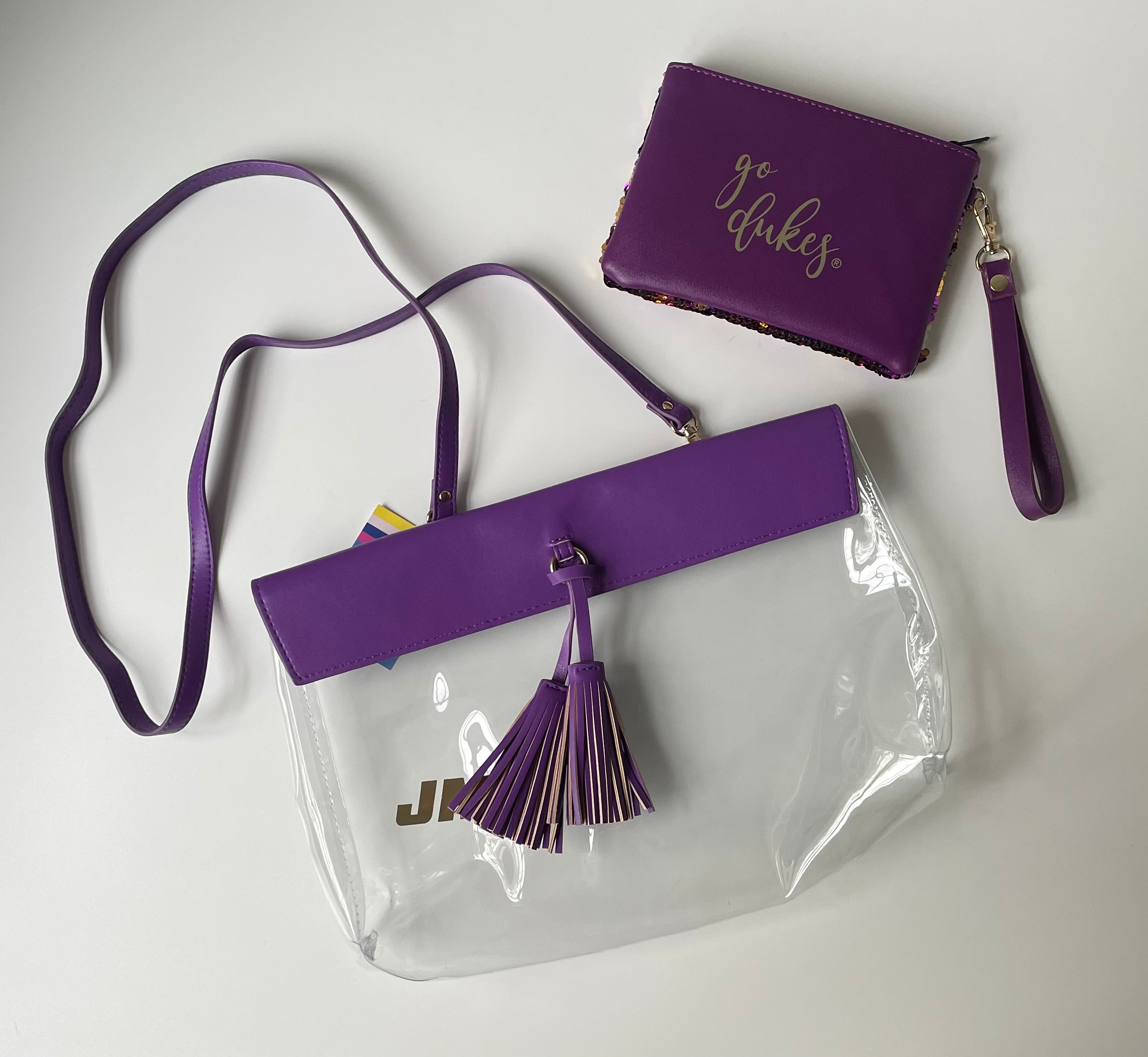 James Madison Dukes Purse/Clutch Combo