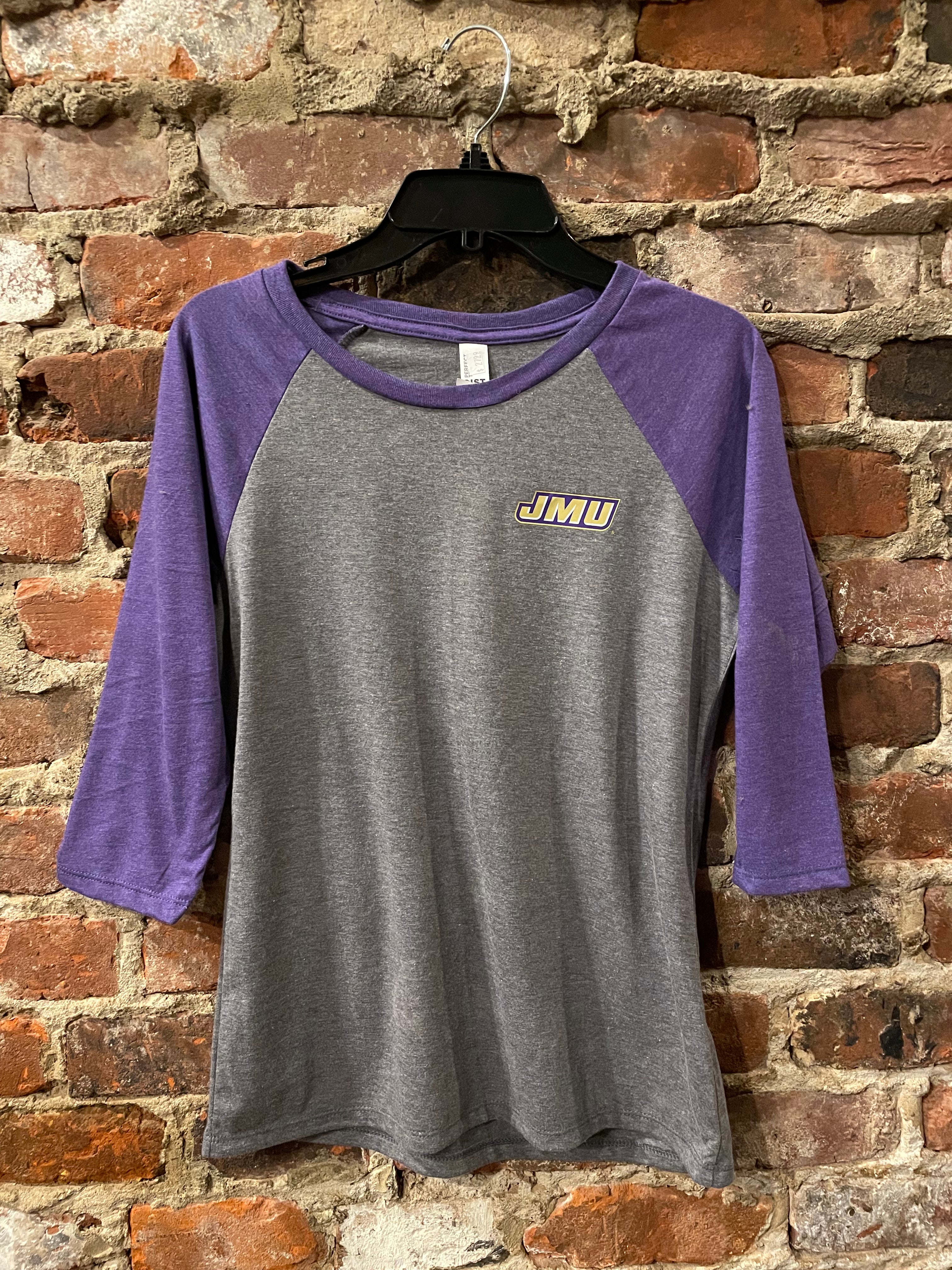 JMU Dukes Women's Baseball T-Shirt