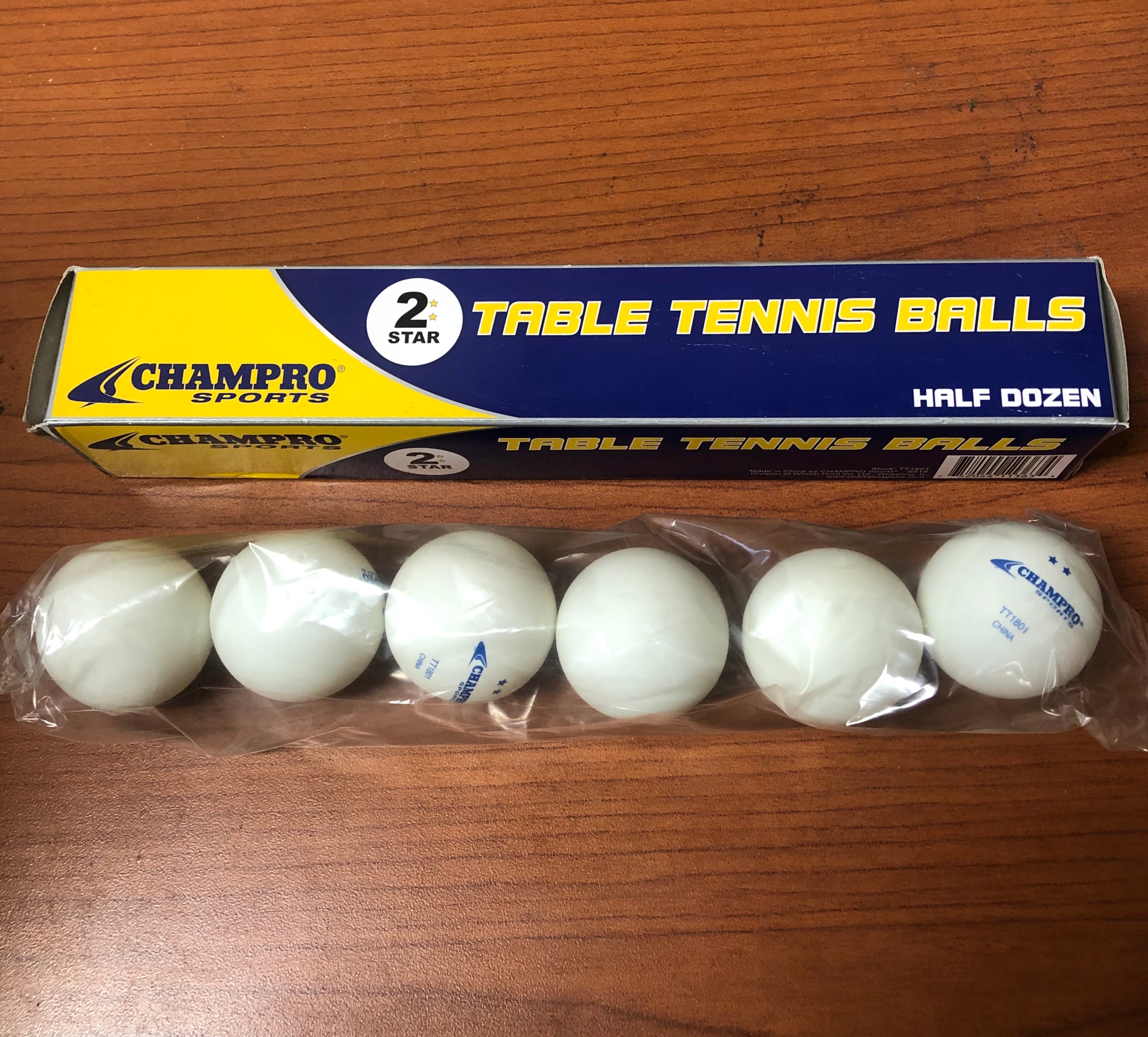 Champro 2-Star Table Tennis Balls