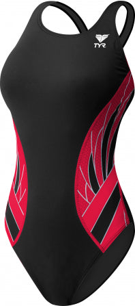 TYR Phoenix Splice MaxFit One Piece in Black/Red