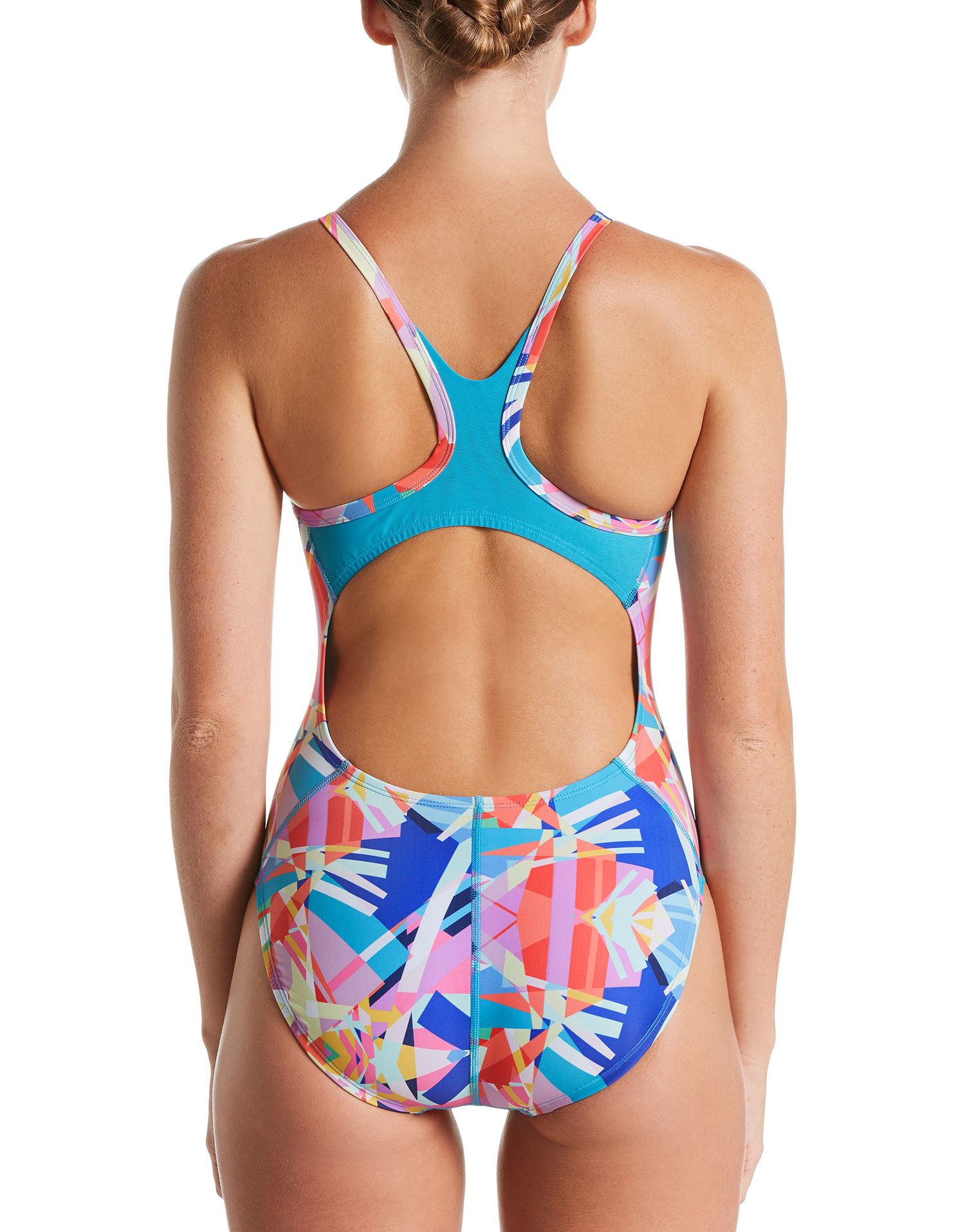 Nike Prisma Punch Racerback One Piece in Multi Color