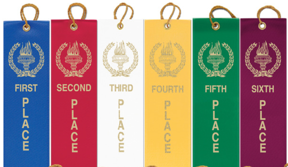 Award Ribbons (First-Sixth Place)