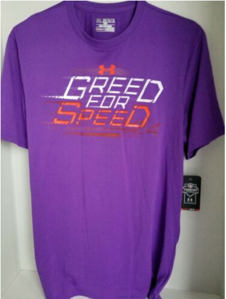 Under Armour heat gear logo shirt ( Greed for Speed)