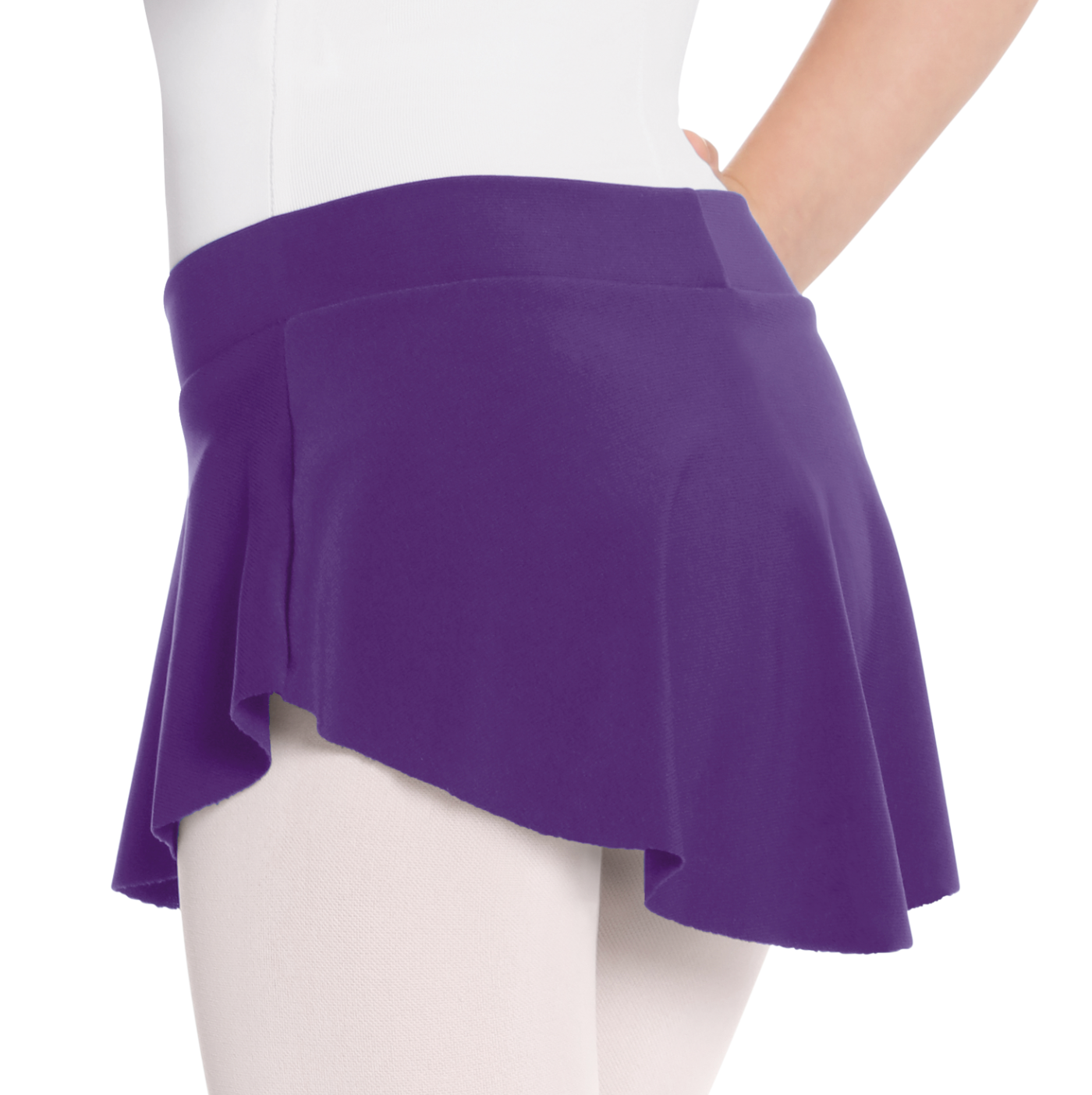 Eurotard Girls High Low Pull On Mini Ballet Skirt