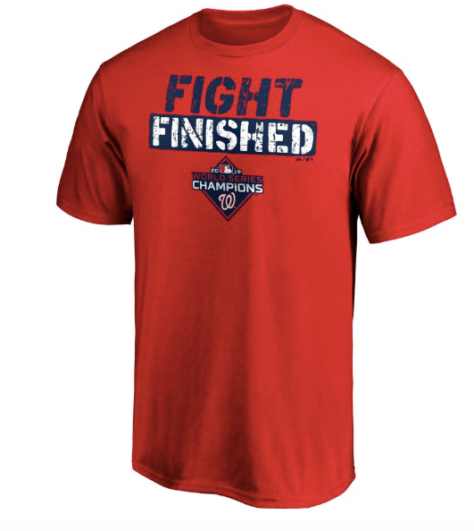fight finished nationals shirt