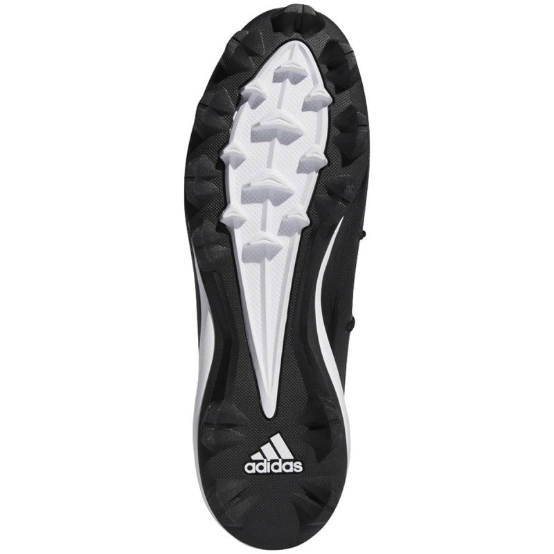 Adidas Afterburner 8 MD Baseball Cleat in Black