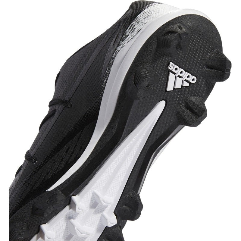 Adidas Afterburner 8 MD Baseball Cleat in Black