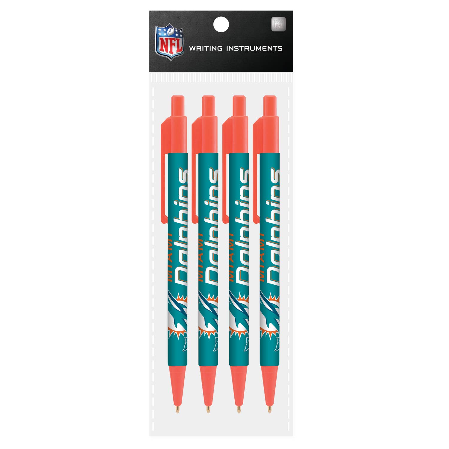 Miami Dolphins 4 Pack Cool Color Pens