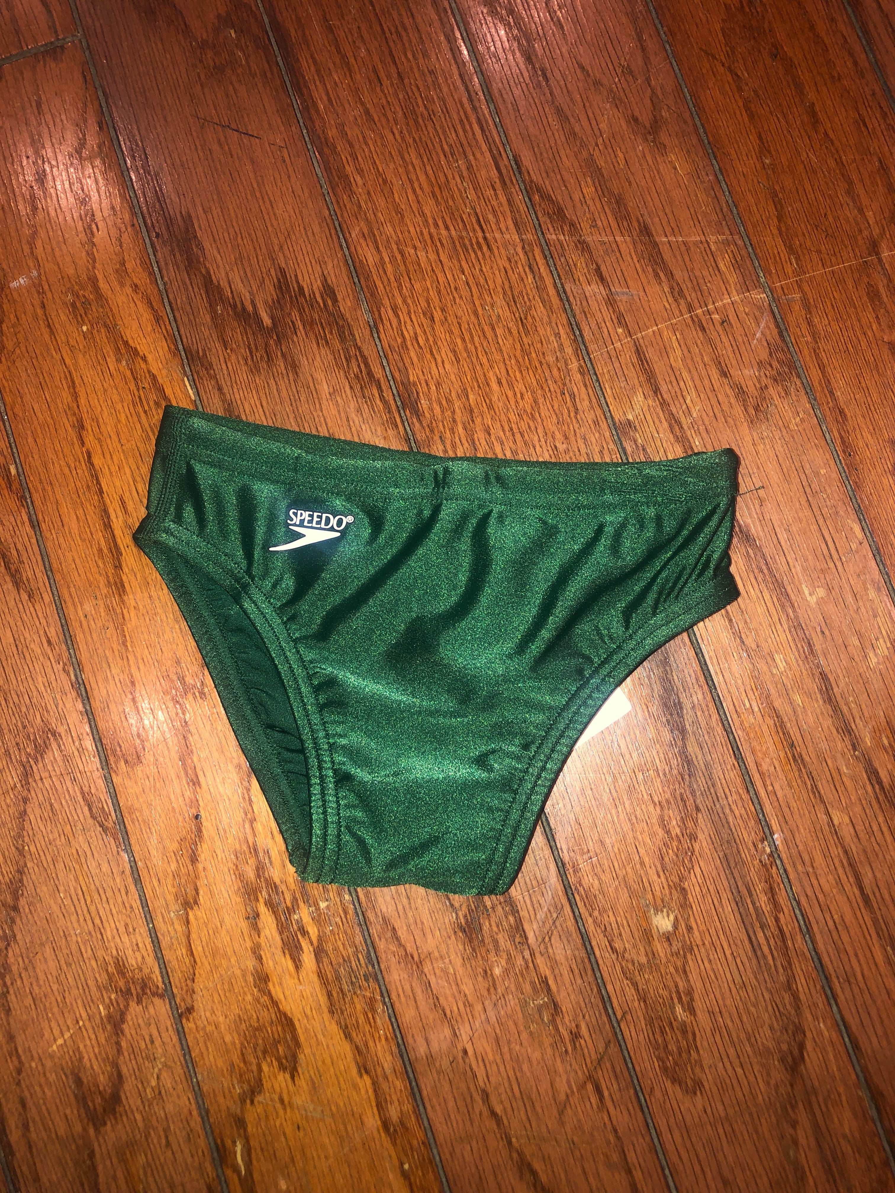 Speedo Solid Lycra Brief in Hunter Green