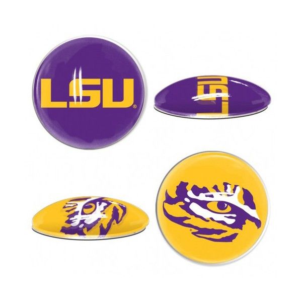 LSU Sport Dotts 2-Pack Glass Magnets