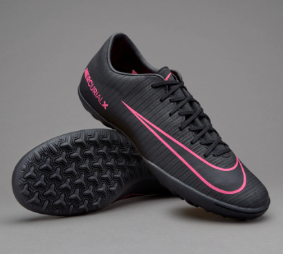 Espolvorear mecanismo Denso Nike MecurialX Victory VI Turf in Black/Pink Blast — DiscoSports