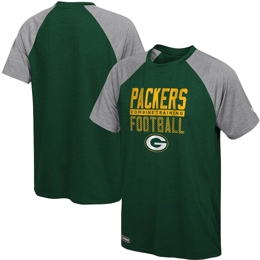 Green Bay Packers New Era Ball Hog Performance Tee