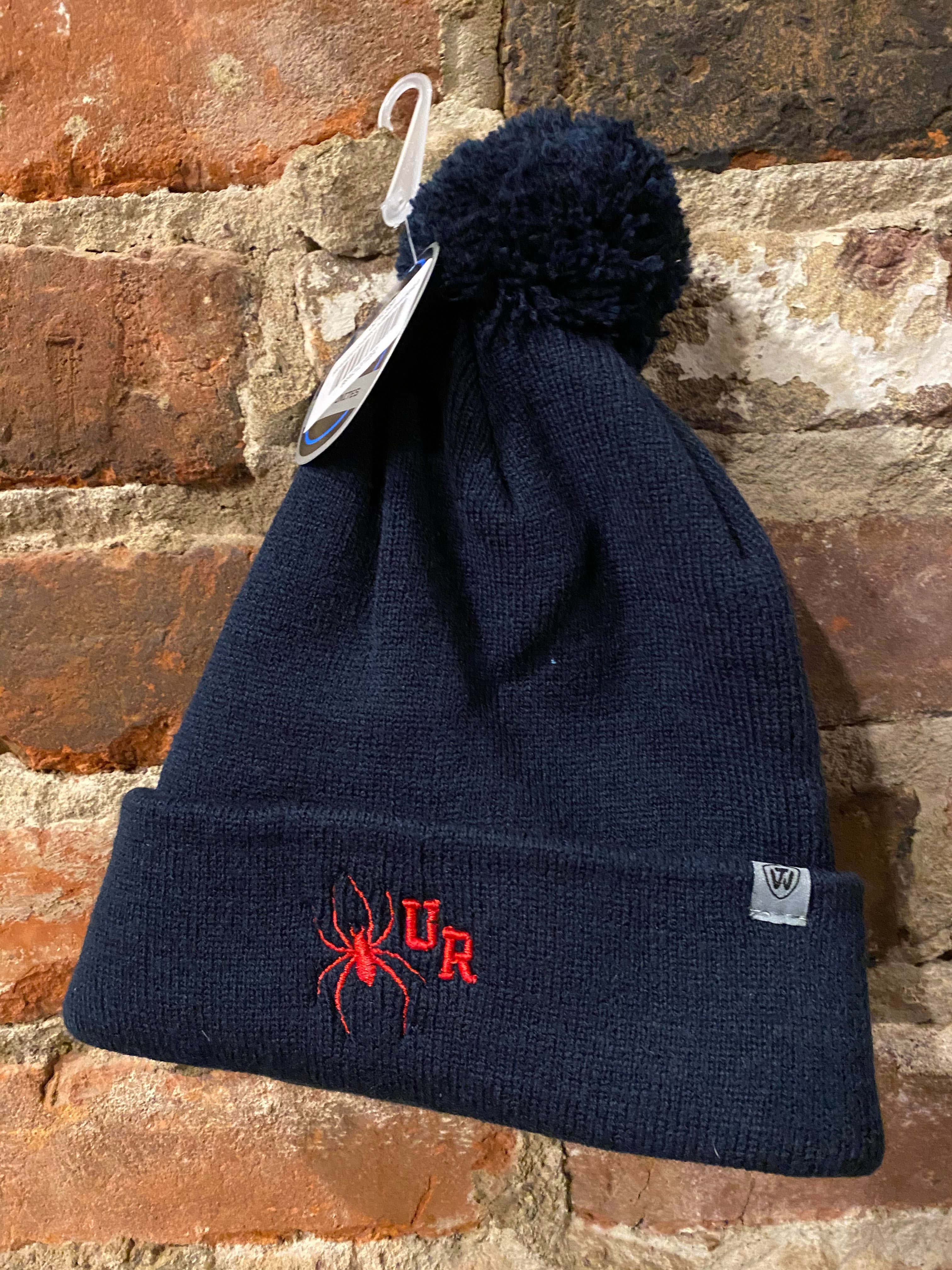 Richmond Spiders Cuffed Pom Knit Hat