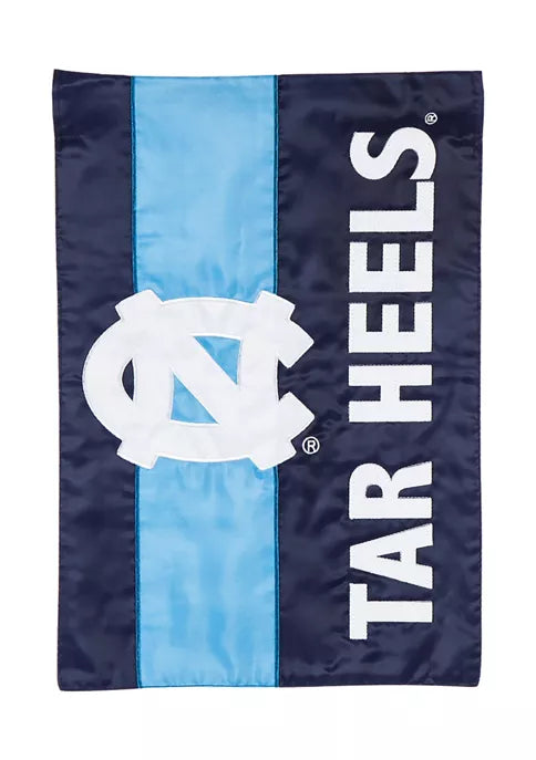 North Carolina Tarheels Embellished Garden Flag