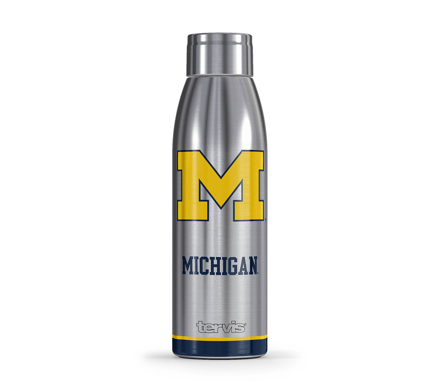 Michigan Wolverines 17 oz Tradition Stainless Steel Tervis Waterbottle