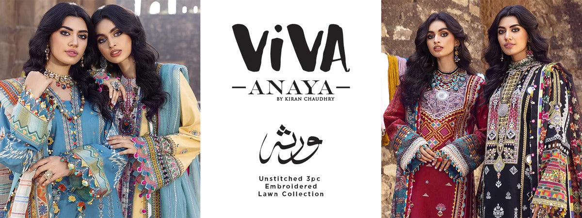 ANAYA By Kiran Chaudhry Virsa Lawn Collection 2022