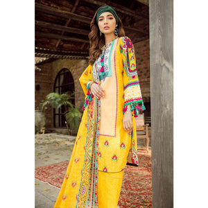 Embroidered Lawn Unstitched 3 Piece Suit CL-913