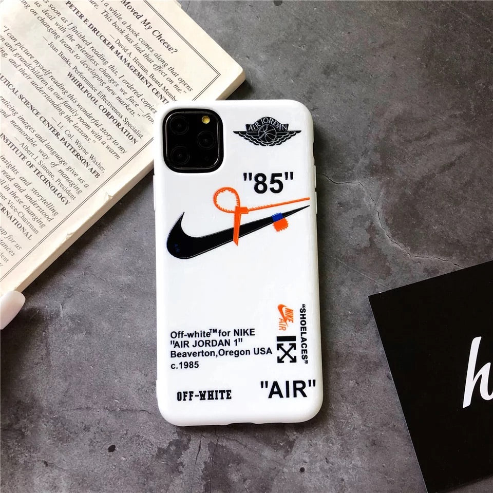 nike air off white phone case