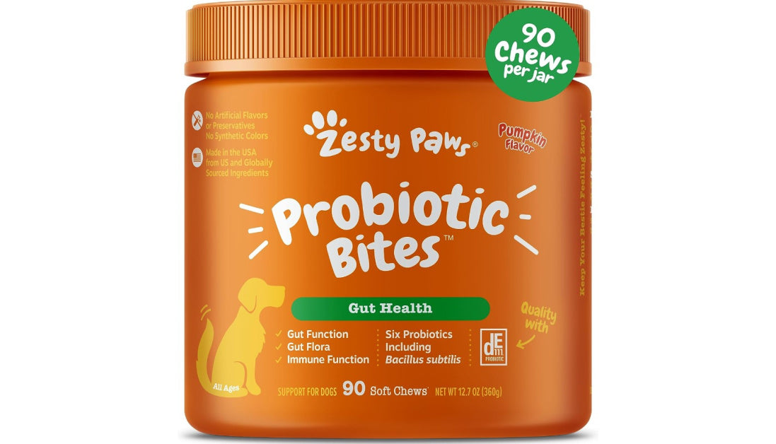 Zesty Paws Probiotic Bites for Dogs