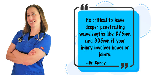 critical wavelengths for deep tissue