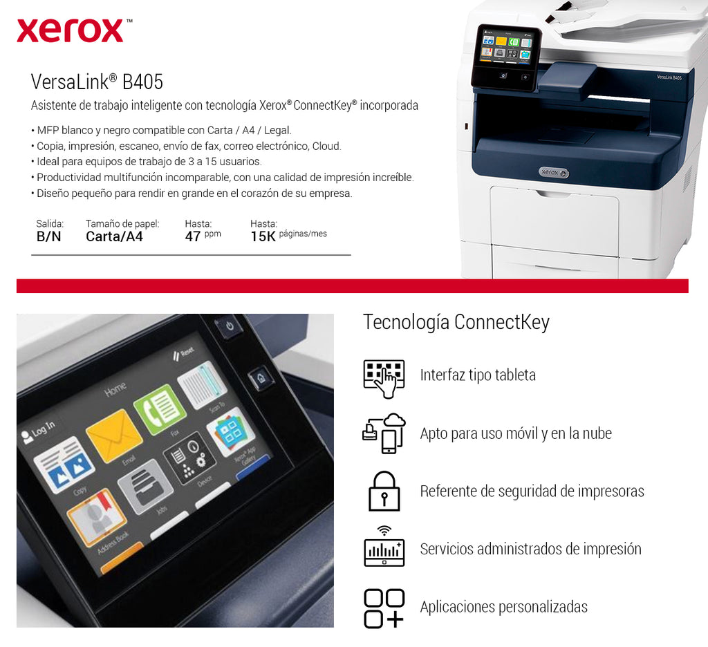 Multifuncional Xerox B405