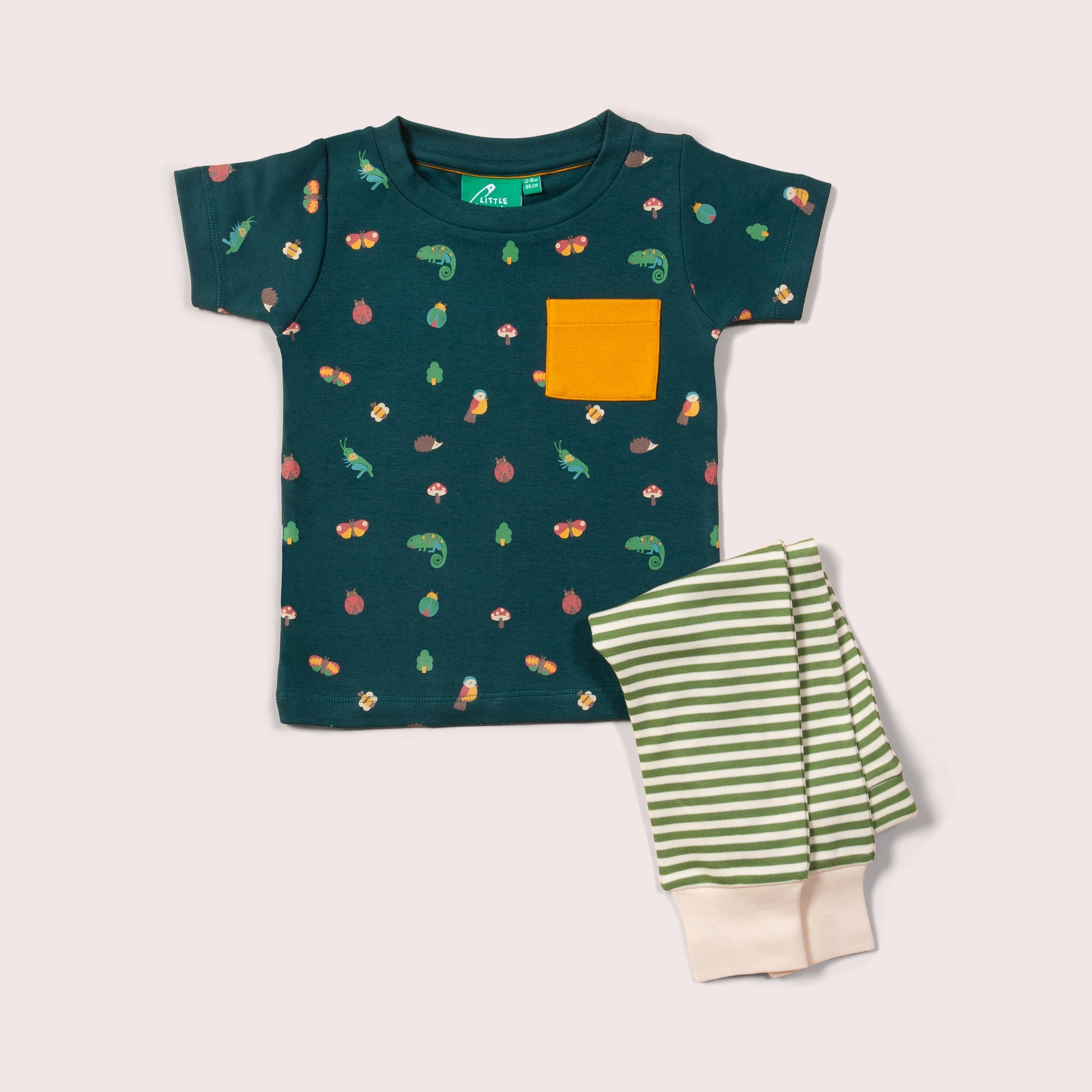 Mini Marvels Organic T-Shirt & Jogger Playset - Little Green Radicals product image