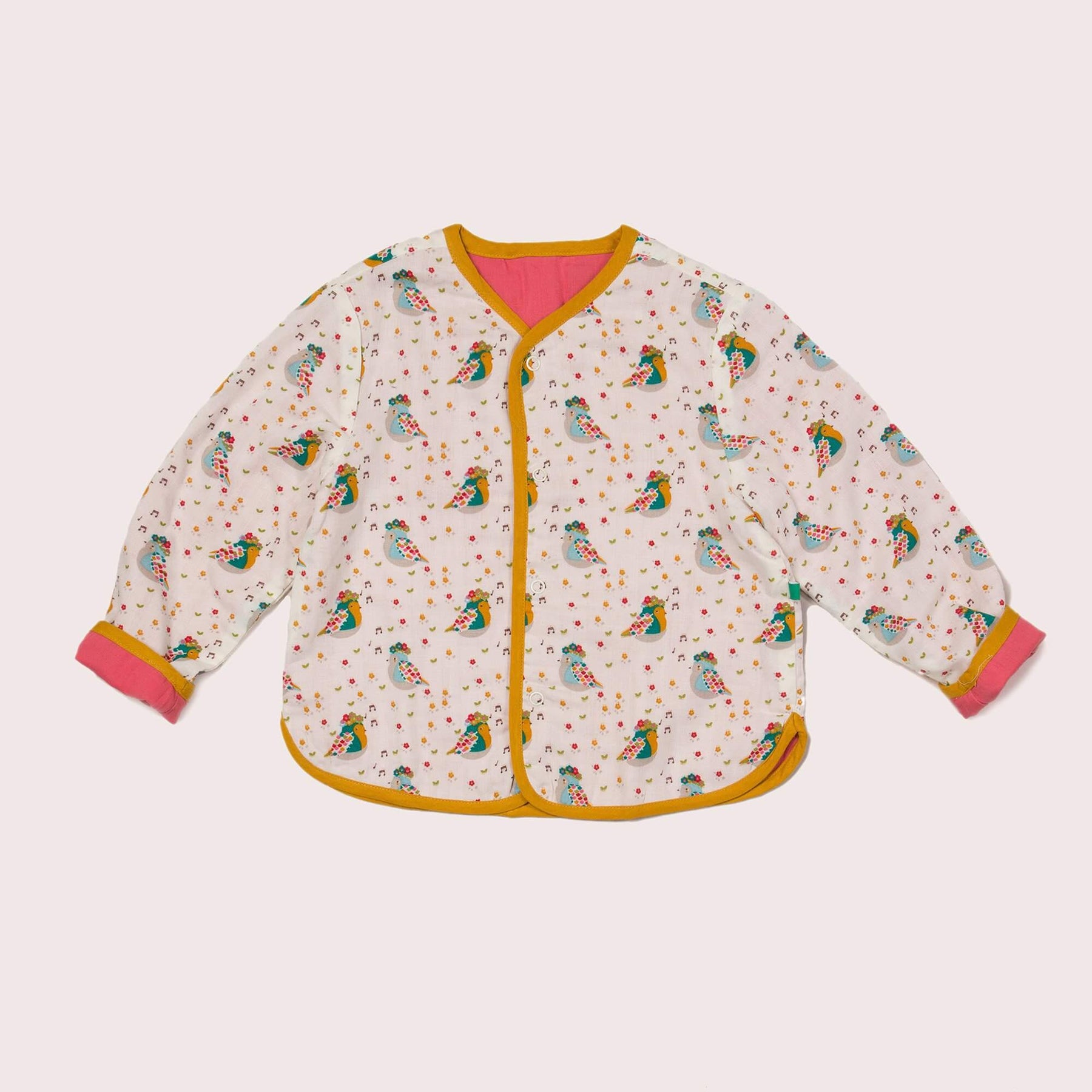 Kids The Birds Did Sing Reversible Spring Jacket in Cream – Little ...