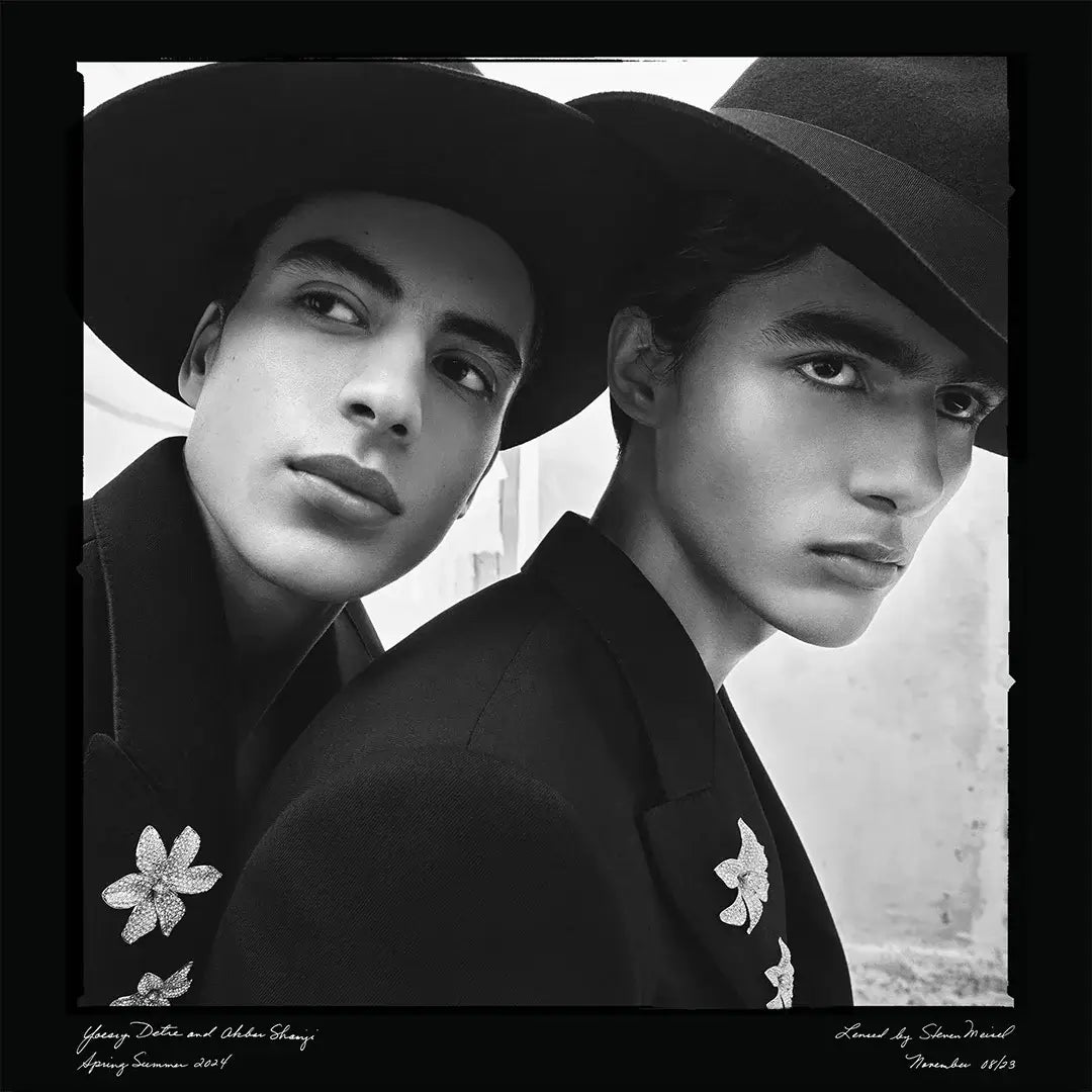 D&G's Monochrome Masculinity: Habib Masovic, Yoesry Detre, Jackson Jarrell, Akbar Shamji