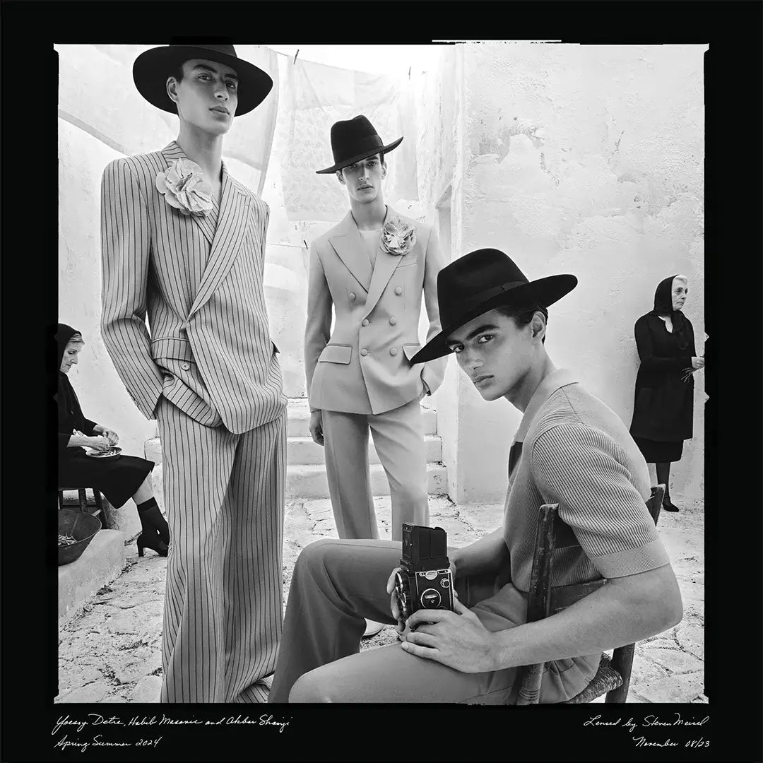 D&G's Monochrome Masculinity: Habib Masovic, Yoesry Detre, Jackson Jarrell, Akbar Shamji