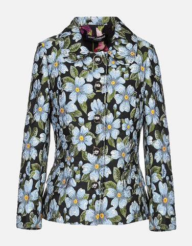 Куртка с цветочным принтом